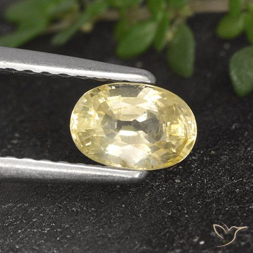 Crisoberilo Amarillo Ovalada de 6,1 x 4,2mm de Sri Lanka, peso de 0.7 ct, piedra preciosa natural No tratado en VS Clarity, Crisoberilo Forma ovalada de 1 pieza - Color: Amarillo-dorado claro, dureza Mohs de 8.5 Adecuado para joyas de uso diario, Photo A