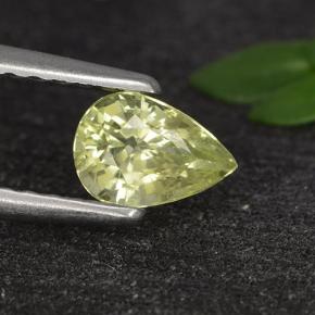 0.5ct Pear Facet Greenish Yellow Chrysoberyl Gem for sale 0.5ct Pear Facet Greenish Yellow Chrysoberyl Gem (ID: 496100)