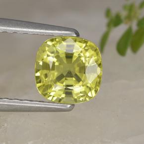 1ct Cushion-Cut Greenish Yellow Chrysoberyl Gem for sale 1ct Cushion-Cut Greenish Yellow Chrysoberyl Gem (ID: 496102)