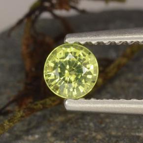 0.4ct Round Facet Greenish Yellow Chrysoberyl for sale thumb image of 0.4ct Round Facet Greenish Yellow Chrysoberyl (ID: 496250)
