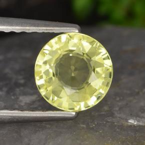 1ct Round Facet Greenish Yellow Chrysoberyl Gem for sale 1ct Round Facet Greenish Yellow Chrysoberyl Gem (ID: 496262)
