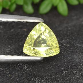 0.5ct Trillion Facet Greenish Yellow Chrysoberyl for sale thumb image of 0.5ct Trillion Facet Greenish Yellow Chrysoberyl (ID: 496270)