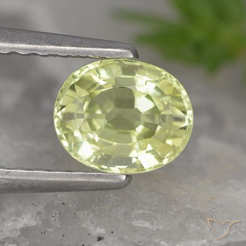 6 x 5mm Crisoberillo giallo Ovale sfaccettato dallo Sri Lanka, peso di 0,88 ct, pietra preziosa naturale non trattati in purezza VVS-VS, Crisoberillo 1pz - il colore è Limone giallo, durezza Mohs di 8,5 adatto per gioielli da indossare ogni giorno, Photo A