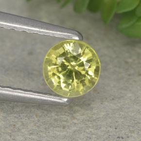 0.4ct Round Facet Greenish Yellow Chrysoberyl Gem for sale 0.4ct Round Facet Greenish Yellow Chrysoberyl Gem (ID: 497908)