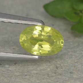 0.4ct Oval Facet Greenish Yellow Chrysoberyl Gem for sale 0.4ct Oval Facet Greenish Yellow Chrysoberyl Gem (ID: 497911)