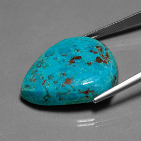 Chrysocolla Gemstone in 29.1 x 24.5 mm Size for Sale, Chrysocolla Stone in Multicolor Color