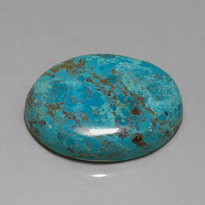 41.09 ct Multicolor Chrysocolla Stone, Natural Chrysocolla in Oval Cabochon Shape for Sale