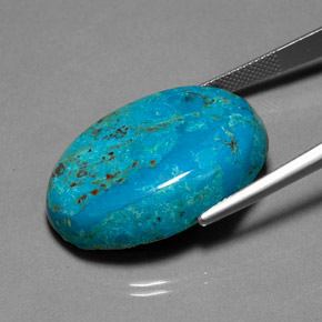 Chrysocolla Gemstone in 29.6 x 21 mm Size for Sale, Chrysocolla Stone in Multicolor Color
