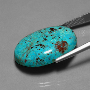 Chrysocolla Gemstone in 27.6 x 20.7 mm Size for Sale, Chrysocolla Stone in Multicolor Color