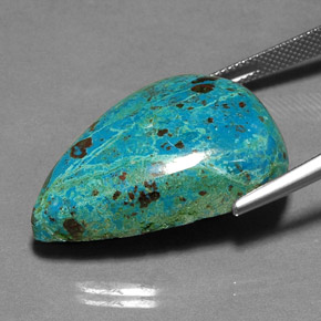 Chrysocolla Gemstone in 29.7 x 22.1 mm Size for Sale, Chrysocolla Stone in Multicolor Color