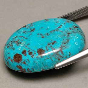Chrysocolla Gemstone in 27.3 x 20.5 mm Size for Sale, Chrysocolla Stone in Multicolor Color