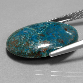 Chrysocolla Gemstone in 25 x 17.9 mm Size for Sale, Chrysocolla Stone in Multicolor Color