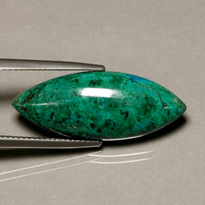 13.00 ct Multicolor Chrysocolla Stone, Natural Chrysocolla in Marquise Cabochon Shape for Sale