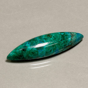 17.16 ct Multicolor Chrysocolla Gemstone, Chrysocolla Gem in Marquise Cabochon Shape for Sale.