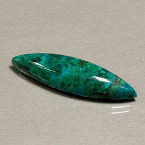 17.16 ct Multicolor Chrysocolla Stone, Natural Chrysocolla in Marquise Cabochon Shape for Sale