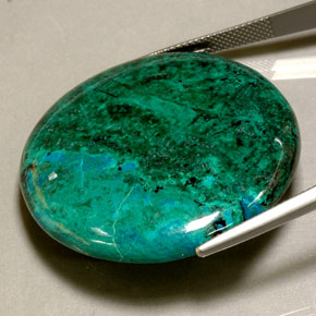 Chrysocolla Gemstone in 35.9 mm Size for Sale, Chrysocolla Stone in Multicolor Color