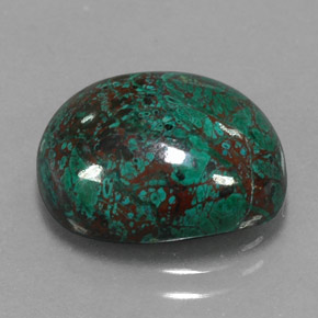 10.77 ct Multicolor Chrysocolla Stone, Natural Chrysocolla in Fancy Cabochon Shape for Sale
