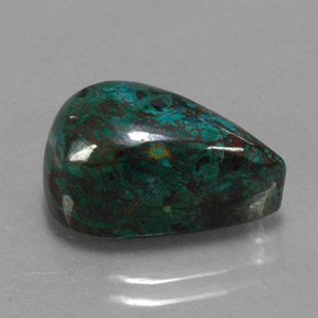 11.95 ct Multicolor Chrysocolla Stone, Natural Chrysocolla in Fancy Cabochon Shape for Sale