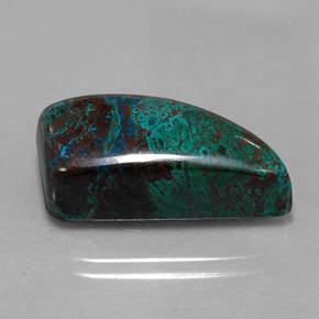 22.62 ct Multicolor Chrysocolla Stone, Natural Chrysocolla in Fancy Cabochon Shape for Sale
