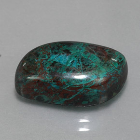 11.95 ct Multicolor Chrysocolla Stone, Natural Chrysocolla in Fancy Cabochon Shape for Sale
