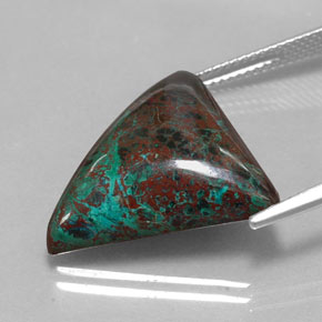 Chrysocolla Gemstone in 23.7 x 18.2 mm Size for Sale, Chrysocolla Stone in Multicolor Color