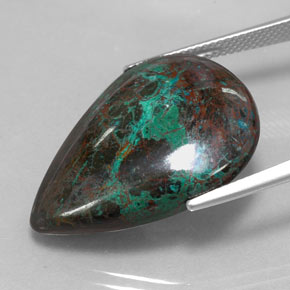 Chrysocolla Gemstone in 27 x 20.6 mm Size for Sale, Chrysocolla Stone in Multicolor Color