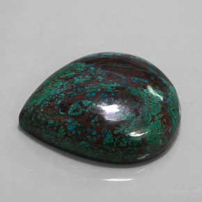 98.92 ct Multicolor Chrysocolla Stone, Natural Chrysocolla in Pear Cabochon Shape for Sale