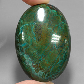 110.00 ct Multicolor Chrysocolla Gemstone, Chrysocolla Gem in Oval Cabochon Shape for Sale.
