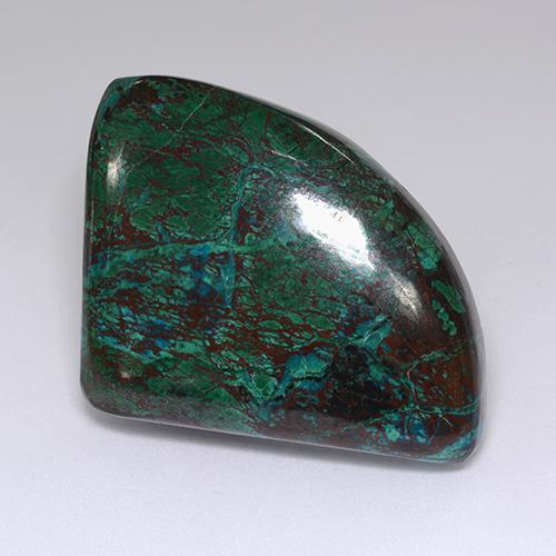 67.64 ct Multicolor Chrysocolla Stone, Natural Chrysocolla in Fancy Cabochon Shape for Sale
