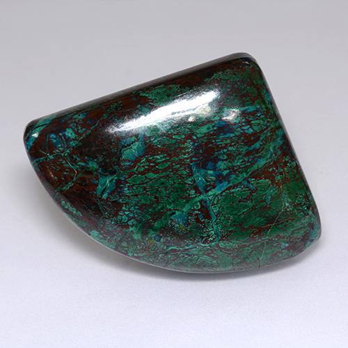Chrysocolla Gemstone in 29.4 x 24.9 mm Size for Sale, Chrysocolla Stone in Multicolor Color