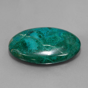 23.20 ct Multicolor Chrysocolla Stone, Natural Chrysocolla in Oval Cabochon Shape for Sale