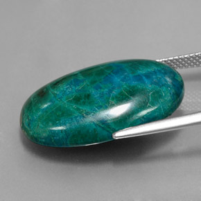 Chrysocolla Gemstone in 24.6 x 18.1 mm Size for Sale, Chrysocolla Stone in Multicolor Color