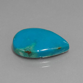 6.88 ct Multicolor Chrysocolla Stone, Natural Chrysocolla in Pear Cabochon Shape for Sale