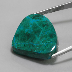 Chrysocolla Gemstone in 28.9 x 23.4 mm Size for Sale, Chrysocolla Stone in Multicolor Color