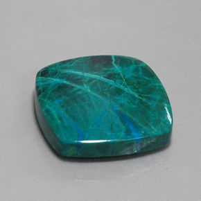 31.83 ct Multicolor Chrysocolla Stone, Natural Chrysocolla in Cushion Cabochon Shape for Sale
