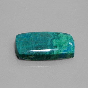 11.40 ct Multicolor Chrysocolla Stone, Natural Chrysocolla in Baguette Cabochon Shape for Sale