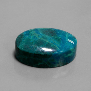 22.20 ct Multicolor Chrysocolla Stone, Natural Chrysocolla in Oval Cabochon Shape for Sale