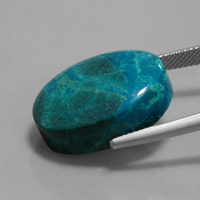 Chrysocolla Gemstone in 20.6 x 14.3 mm Size for Sale, Chrysocolla Stone in Multicolor Color