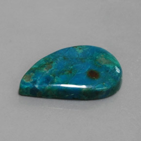 8.50 ct Multicolor Chrysocolla Stone, Natural Chrysocolla in Fancy Cabochon Shape for Sale