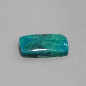 13.35 ct Multicolor Chrysocolla Stone, Natural Chrysocolla in Cushion Cabochon Shape for Sale