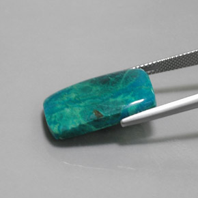 Chrysocolla Gemstone in 22.1 x 13.7 mm Size for Sale, Chrysocolla Stone in Multicolor Color