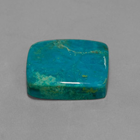 17.50 ct Multicolor Chrysocolla Stone, Natural Chrysocolla in Baguette Cabochon Shape for Sale