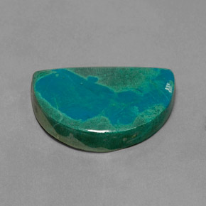 18.32 ct Multicolor Chrysocolla Stone, Natural Chrysocolla in Fancy Cabochon Shape for Sale