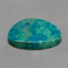 21.93 ct Multicolor Chrysocolla Stone, Natural Chrysocolla in Fancy Cabochon Shape for Sale