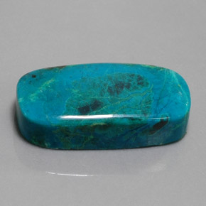 31.88 ct Multicolor Chrysocolla Stone, Natural Chrysocolla in Cushion Cabochon Shape for Sale