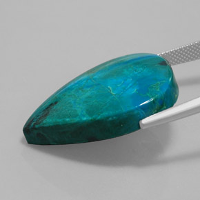Chrysocolla Gemstone in 28.1 x 19.4 mm Size for Sale, Chrysocolla Stone in Multicolor Color