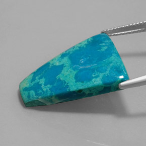 Chrysocolla Gemstone in 25.3 x 20.8 mm Size for Sale, Chrysocolla Stone in Multicolor Color