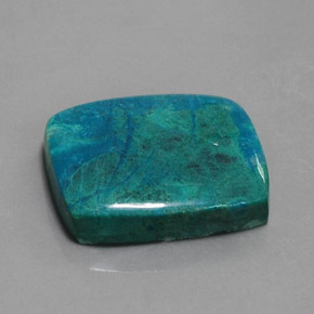 24.24 ct Multicolor Chrysocolla Stone, Natural Chrysocolla in Baguette Cabochon Shape for Sale