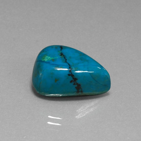 13.32 ct Multicolor Chrysocolla Stone, Natural Chrysocolla in Pear Cabochon Shape for Sale