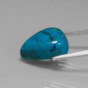 Chrysocolla Gemstone in 18 x 13 mm (calibrated) Size for Sale, Chrysocolla Stone in Multicolor Color